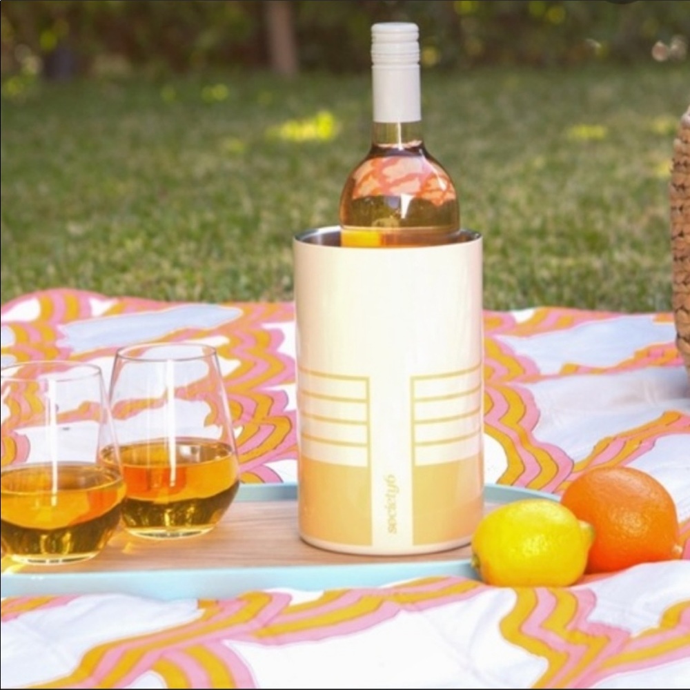 🧡Bundle of 2 Society6 Wine Chillers + 1 Society6 Picnic Blanket 💗